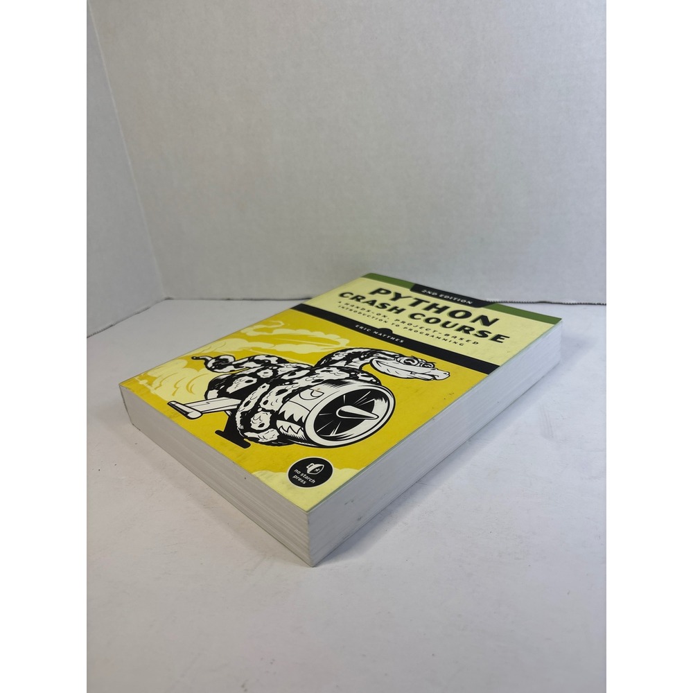 Python Crash Course 2nd Edition Eric Matthes No Starch Press Programming Book - Picture 5 of 5